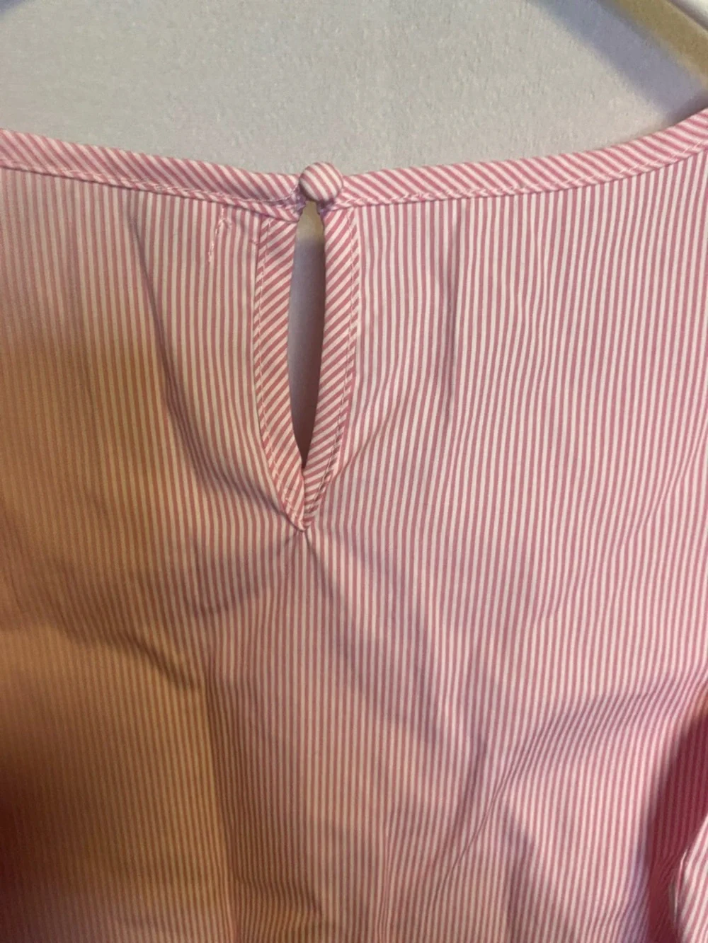 Lucy Paris Pink Ruffle Cold-Shoulder Blouse - Picture 7 of 8